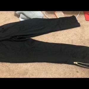 Black scrub pants